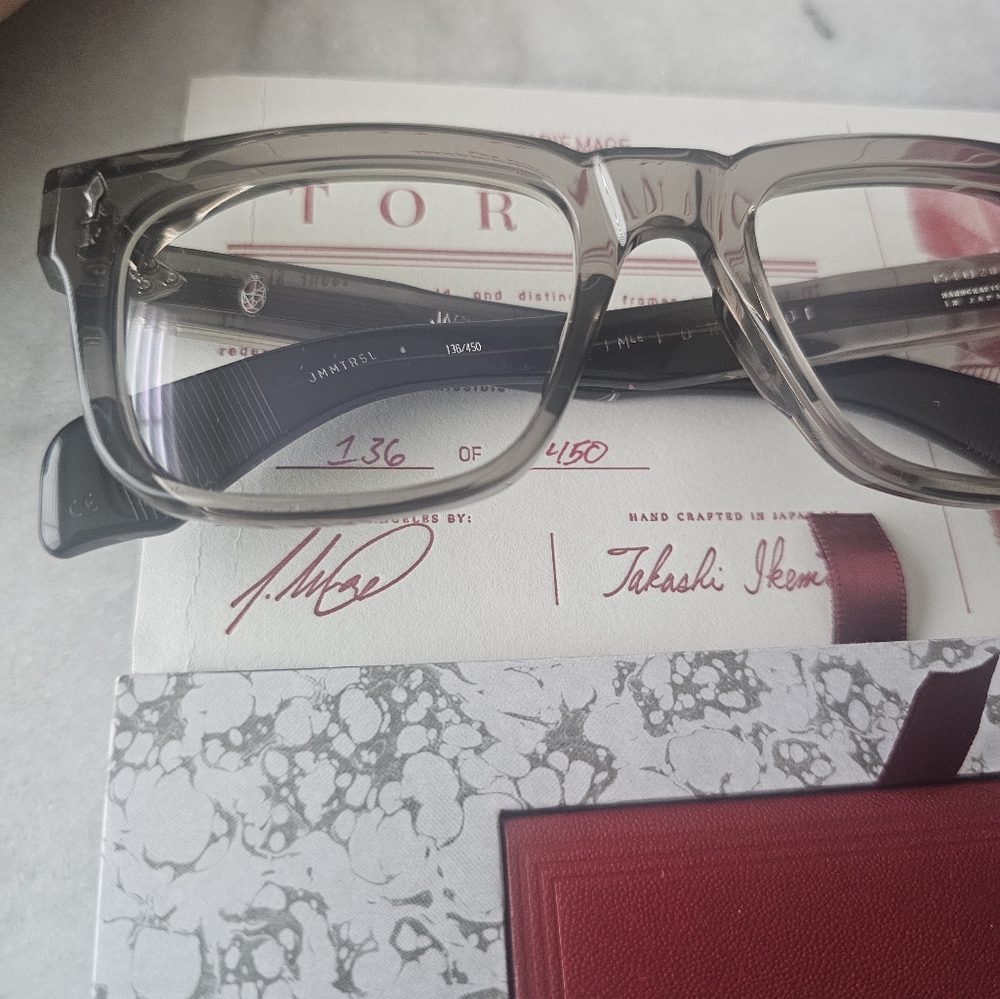 Jacques Marie Mage TORINO in PLATINUM Full Set-LTD Batch Of 450 Pieces-RX LENS